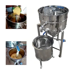 Commercial Semi-Automatic SS Body Rice Washer, 25 Kg/hour